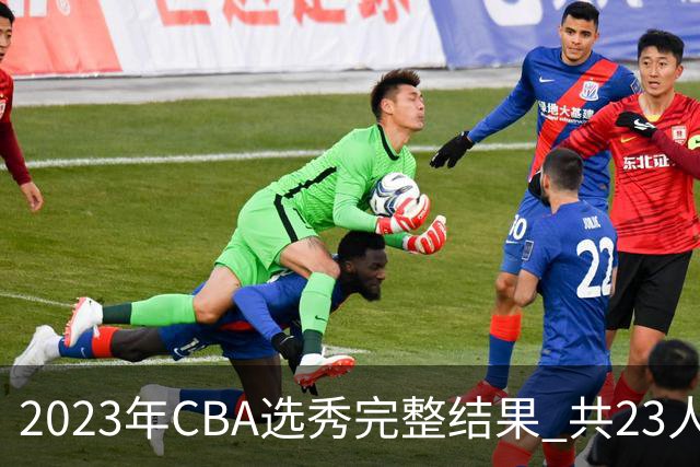 2023年CBA选秀完整结果 共23人被选中历史次高